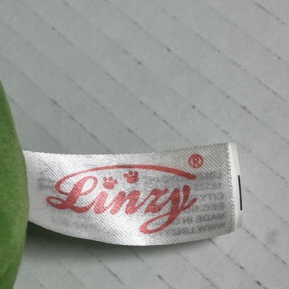 Linzy Easter Bunny Avocado Plush 12" Green  With Rabbit Ears Soft  Toy - Picture 10 of 10